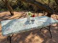 LARGE Moya Table Wrap (Minty Green Protea) 1.8 m x 75 cm