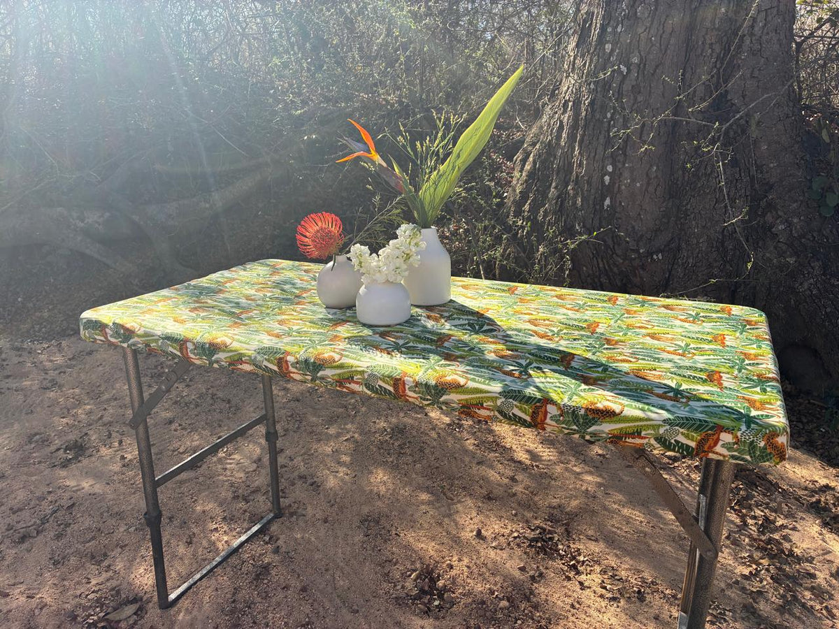 SMALL Moya Table Wrap (Light Leopard) 1.2 m x 65 cm