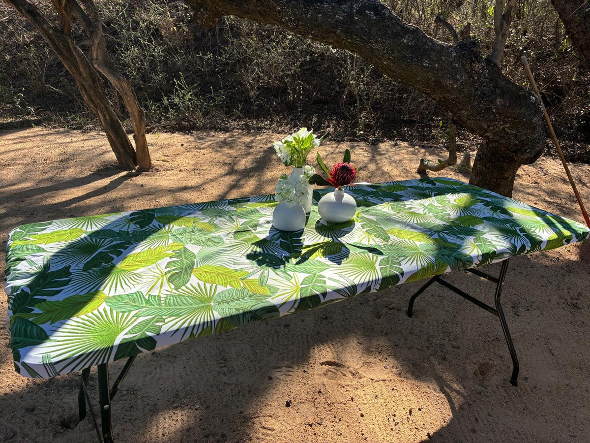 LARGE Moya Table Wrap (Palm Leaves)  1.8 m x 75 cm