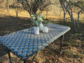 SMALL Moya Table Wrap (Blue Pattern) 1.2 m x 65 cm