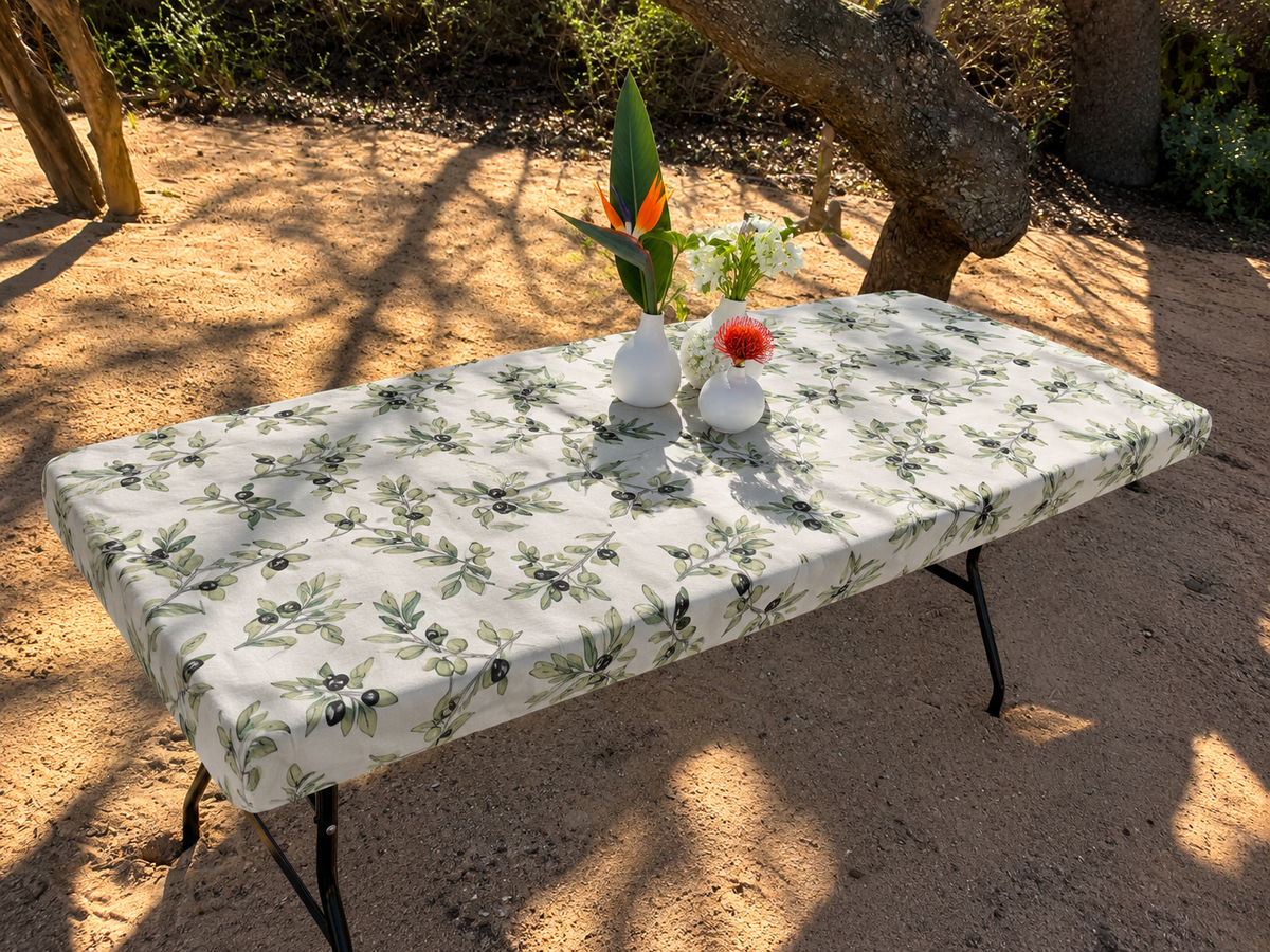 LARGE Moya Table Wrap (Olive) 1.8 m x 75 cm