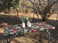 SMALL Moya Table Wrap (Leafy Green) 1.2 m x 65 cm