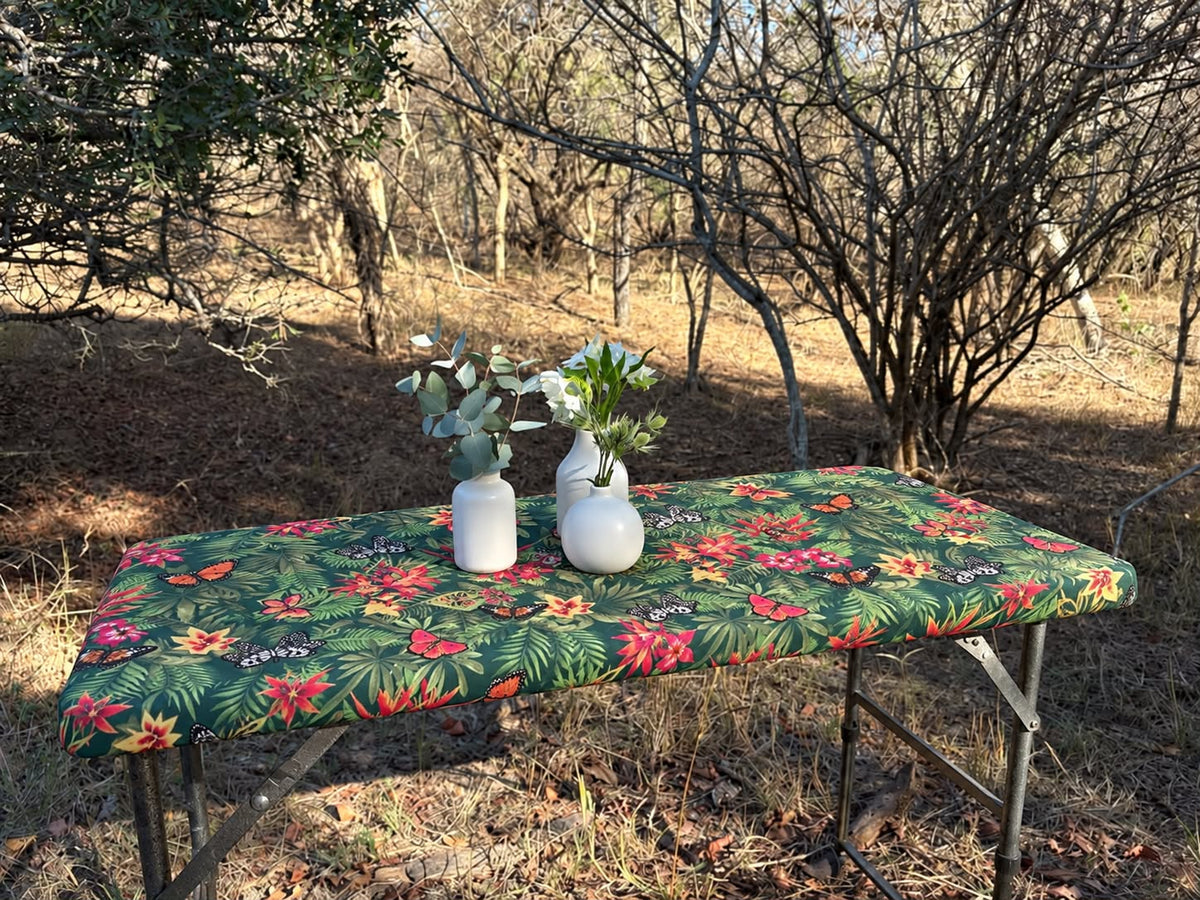 SMALL Moya Table Wrap (Butterfly Green) 1.2 m x 65 cm (Copy)